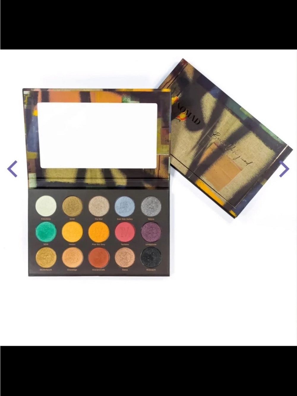 NOMAD EyeShadow Palette Berlin Underground NEW! Retail $37 rare!